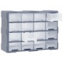 Organizador multicajones con 16 cajones medianos 52x16x37 cm