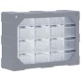 Organizador multicajones con 16 cajones medianos 52x16x37 cm de , Cajas de herramientas - Ref: Foro24-149602, Precio: 46,62 €...