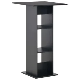 Black bar table 60x60x110 cm by , Kitchen and dining tables - Ref: Foro24-280206, Price: 94,83 €, Discount: %