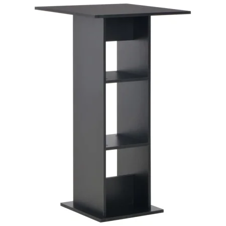 Black bar table 60x60x110 cm by , Kitchen and dining tables - Ref: Foro24-280206, Price: 89,12 €, Discount: %