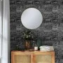 Black stone look 3D wall wallpaper by , Painted paper - Ref: Foro24-353394, Price: 12,84 €, Discount: %
