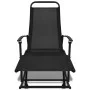 Steel and black textilene garden rocking chair by vidaXL, Garden chairs - Ref: Foro24-42158, Price: 118,42 €, Discount: %
