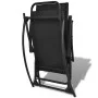 Steel and black textilene garden rocking chair by vidaXL, Garden chairs - Ref: Foro24-42158, Price: 118,42 €, Discount: %