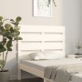 Bettkopfteil aus massivem weißem Kiefernholz, 75 x 3 x 80 cm von , Kopf- und Fußteile - Ref: Foro24-821368, Preis: 38,21 €, R...