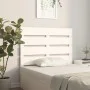 Bettkopfteil aus massivem weißem Kiefernholz, 75 x 3 x 80 cm von , Kopf- und Fußteile - Ref: Foro24-821368, Preis: 37,72 €, R...
