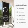 Estor enrollable de exterior gris antracita 120x270 cm