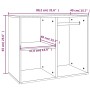 Ankleideschrank aus braunem Eichensperrholz, 80 x 40 x 65 cm von , Schließfächer und Lagerschränke - Ref: Foro24-820507, Prei...