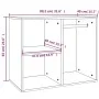 Ankleideschrank aus braunem Eichensperrholz, 80 x 40 x 65 cm von , Schließfächer und Lagerschränke - Ref: Foro24-820507, Prei...