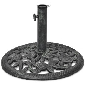 Base de sombrilla de hierro fundido 12 kg 48 cm de vidaXL, Bases para sombrillas - Ref: Foro24-42171, Precio: 60,89 €, Descue...
