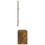 Flurmöbel-Set aus geräuchertem Eichensperrholz von , Bänke für Hallen und Lager - Ref: Foro24-820478, Preis: 75,65 €, Rabatt: %