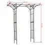 Nature Gartenbogen aus Metall, 114 x 66 x 232 cm von Nature, Pergolen, Bögen und Gartenspaliere - Ref: Foro24-409352, Preis: ...
