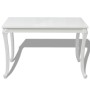 Dining table 116x66x76 cm glossy white by vidaXL, Kitchen and dining tables - Ref: Foro24-243383, Price: 206,53 €, Discount: %