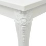 Dining table 116x66x76 cm glossy white by vidaXL, Kitchen and dining tables - Ref: Foro24-243383, Price: 206,53 €, Discount: %