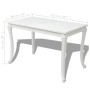 Esstisch 116x66x76 cm glänzend weiß von vidaXL, Küchen- und Esstische - Ref: Foro24-243383, Preis: 207,13 €, Rabatt: %