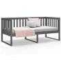 Graues Schlafsofa aus massivem Kiefernholz, 90 x 190 cm von , Betten und Lattenroste - Ref: Foro24-820883, Preis: 132,06 €, R...