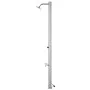 Garden shower with brown base 220 cm stainless steel by , Pool and spa accessories - Ref: Foro24-3070778, Price: 338,17 €, Di...