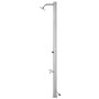 Gartendusche mit braunem Sockel 220 cm aus Edelstahl von , Pool- und Spa-Zubehör - Ref: Foro24-3070778, Preis: 345,54 €, Raba...