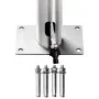 Garden shower with brown base 220 cm stainless steel by , Pool and spa accessories - Ref: Foro24-3070778, Price: 338,17 €, Di...
