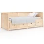 Sofá cama de madera maciza de pino 75x190 cm de , Camas y somieres - Ref: Foro24-820916, Precio: 262,86 €, Descuento: %