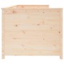 Solid pine wood sofa bed 75x190 cm by , Beds and slatted bases - Ref: Foro24-820916, Price: 266,60 €, Discount: %
