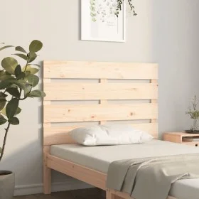 Bettkopfteil aus massivem Kiefernholz, 100 x 3 x 80 cm von , Kopf- und Fußteile - Ref: Foro24-821332, Preis: 41,20 €, Rabatt: %