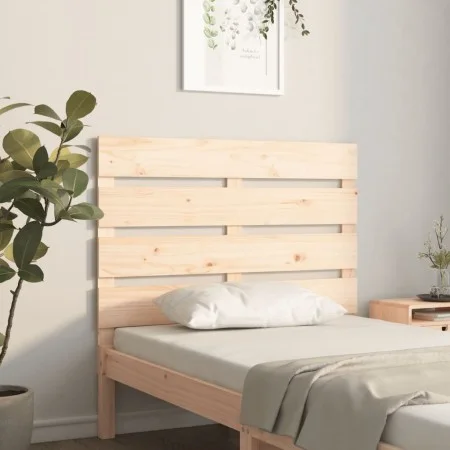 Bettkopfteil aus massivem Kiefernholz, 100 x 3 x 80 cm von , Kopf- und Fußteile - Ref: Foro24-821332, Preis: 41,20 €, Rabatt: %