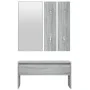Sonoma Gray Plywood Hallway Furniture Set by , Benches for halls and storage - Ref: Foro24-820479, Price: 82,63 €, Discount: %