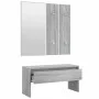 Flurmöbel-Set aus Sperrholz in Sonoma-Grau von , Bänke für Hallen und Lager - Ref: Foro24-820479, Preis: 81,47 €, Rabatt: %