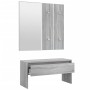 Flurmöbel-Set aus Sperrholz in Sonoma-Grau von , Bänke für Hallen und Lager - Ref: Foro24-820479, Preis: 85,09 €, Rabatt: %