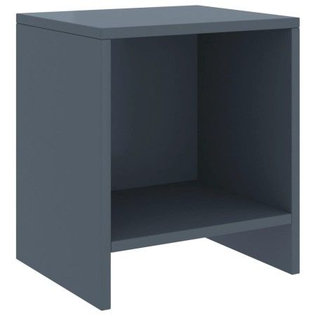 Mesita de noche madera maciza de mango gris claro 35x30x40 cm de vidaXL, Mesitas de noche - Ref: Foro24-322237, Precio: 35,07...