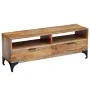 Mueble para TV madera de mango 120x35x45 cm de vidaXL, Muebles TV - Ref: Foro24-243340, Precio: 181,02 €, Descuento: %