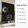 Estor enrollable de exterior gris antracita 150x270 cm