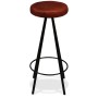 Bar furniture set 5 pieces solid recycled wood genuine leather by , Furniture sets for kitchens and dining rooms - Ref: Foro2...