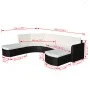 Set de muebles de jardín 4 pzas y cojines ratán sintético negro de , Conjuntos de jardín - Ref: Foro24-43299, Precio: 983,69 ...