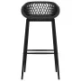 Mesa alta y taburetes de bar 5 piezas negro by , Furniture sets for kitchens and dining rooms - Ref: Foro24-3057375, Price: 4...