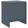 Mesita de noche madera maciza de mango gris claro 35x30x40 cm de vidaXL, Mesitas de noche - Ref: Foro24-322237, Precio: 35,07...