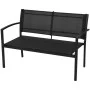 Set de muebles de jardín 4 piezas textilene negro de vidaXL, Conjuntos de jardín - Ref: Foro24-42162, Precio: 179,24 €, Descu...