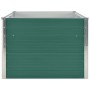 Grüner erhöhter Pflanzkasten aus verzinktem Stahl, 160 x 80 x 45 cm von , Töpfe und Pflanzgefäße - Ref: Foro24-47014, Preis: ...