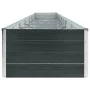 Anthrazitgraues Blumenbeet aus verzinktem Stahl, 600 x 80 x 45 cm von , Töpfe und Pflanzgefäße - Ref: Foro24-47075, Preis: 11...