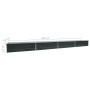 Arriate de acero galvanizado gris antracita 600x80x45 cm de , Maceteros y jardineras - Ref: Foro24-47075, Precio: 90,11 €, De...