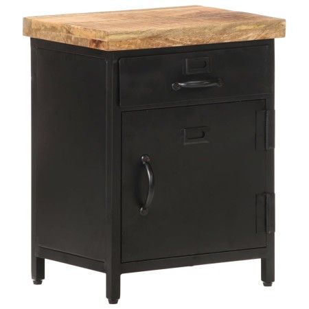 Solid rough mango wood bedside table 40x30x52 cm by vidaXL, Nightstands - Ref: Foro24-320664, Price: 102,25 €, Discount: %