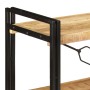 Estantería de 3 niveles madera maciza de mango 140x30x80 cm by , Bookcases and shelves - Ref: Foro24-320620, Price: 193,75 €,...