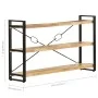 Massives Mangoholzregal mit 3 Ebenen, 140x30x80 cm. von , Bücherregale und Regale - Ref: Foro24-320620, Preis: 193,75 €, Raba...