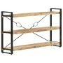 Massives Mangoholzregal mit 3 Ebenen, 140x30x80 cm. von , Bücherregale und Regale - Ref: Foro24-320620, Preis: 193,75 €, Raba...