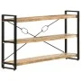 Massives Mangoholzregal mit 3 Ebenen, 140x30x80 cm. von , Bücherregale und Regale - Ref: Foro24-320620, Preis: 193,75 €, Raba...