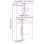 Weißer Waschmaschinenschrank aus Holzwerkstoff von , Zubehör für Waschmaschinen und Trockner - Ref: Foro24-3055636, Preis: 17...