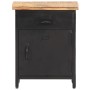 Solid rough mango wood bedside table 40x30x52 cm by vidaXL, Nightstands - Ref: Foro24-320664, Price: 102,25 €, Discount: %