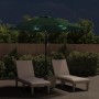 Ampelschirm mit LED 3 m grün von vidaXL, Sonnenschirme - Ref: Foro24-42203, Preis: 107,56 €, Rabatt: %