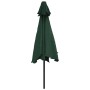 Cantilever parasol with LED 3 m green by vidaXL, Umbrellas - Ref: Foro24-42203, Price: 107,56 €, Discount: %