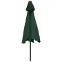 Cantilever parasol with LED 3 m green by vidaXL, Umbrellas - Ref: Foro24-42203, Price: 96,65 €, Discount: %